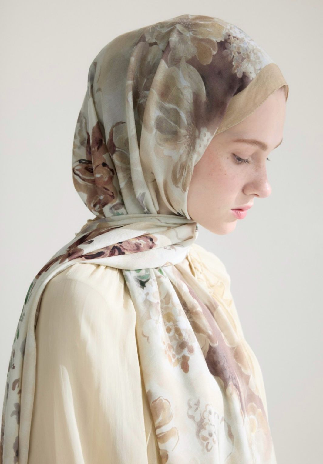 peony harmony printed hijab