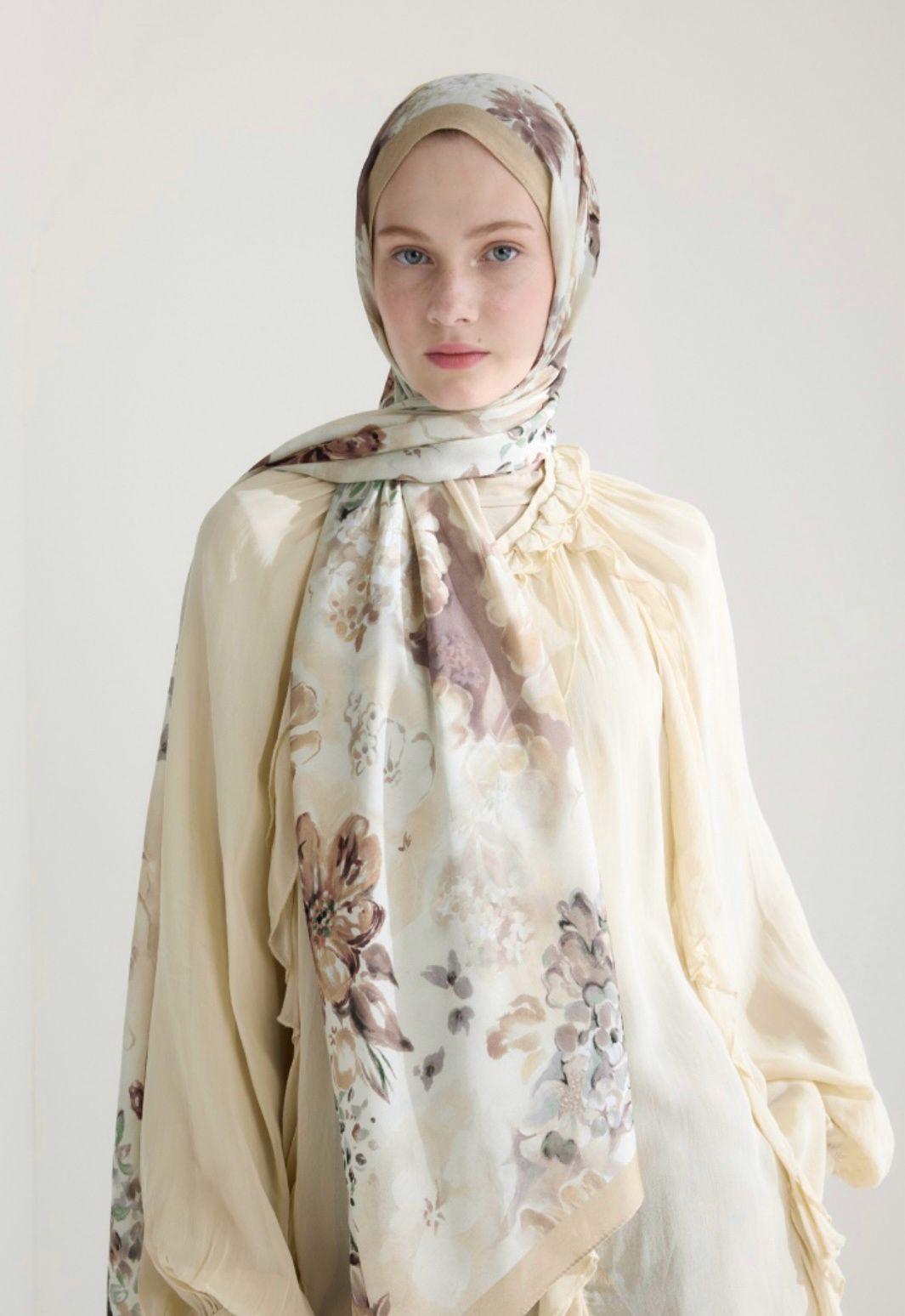 peony harmony printed hijab