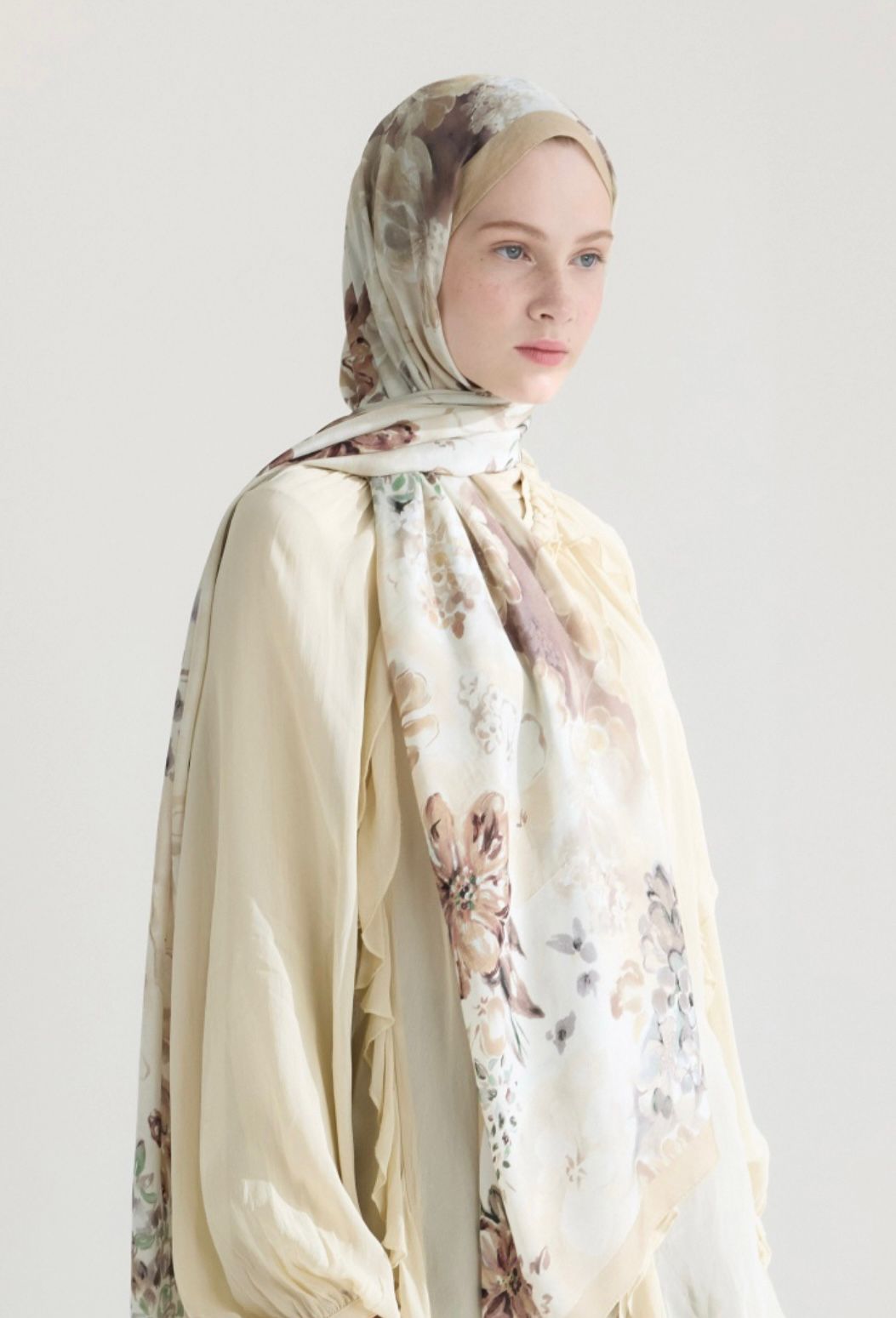 peony harmony printed hijab