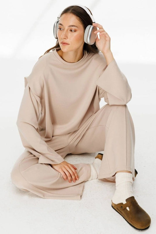 Casual light beige set