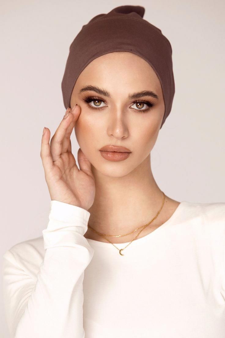 classic nude under hijab cap