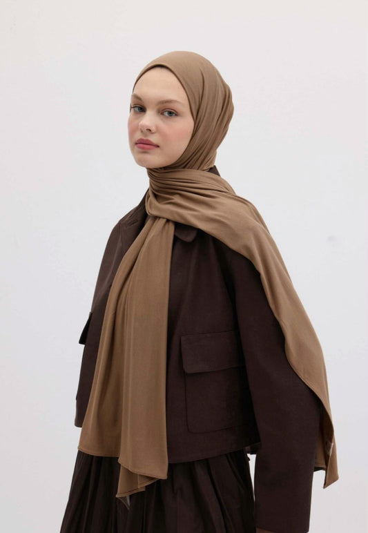 milky coffee jersey hijab