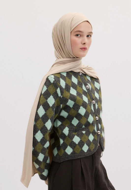 perfect beige jersey hijab