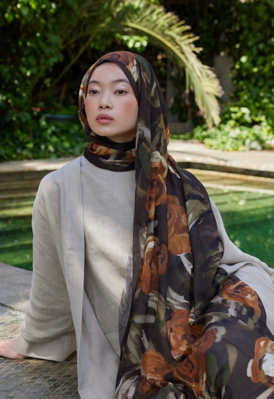 Printed linen