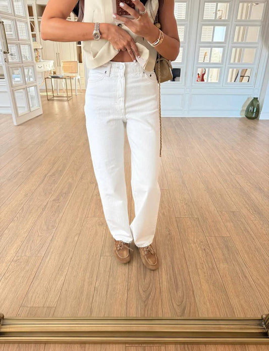 white jeans