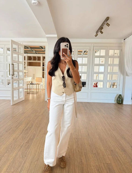 white jeans