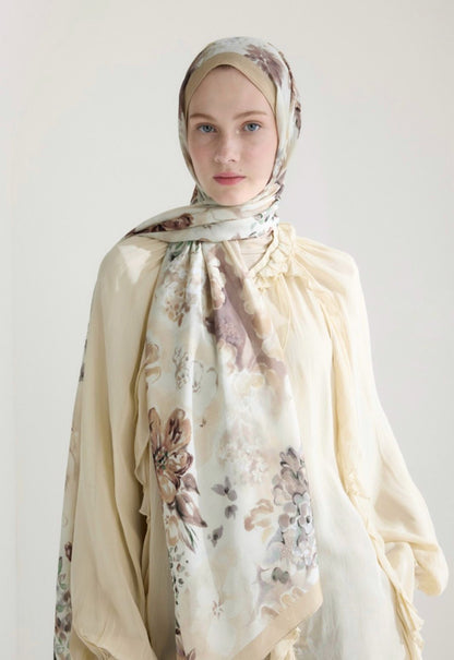 peony harmony printed hijab
