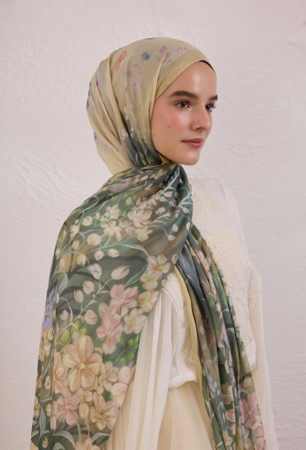 astra flora printed hijab