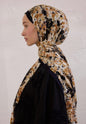 light flora printed hijab