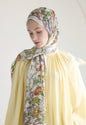 flower garden printed hijab