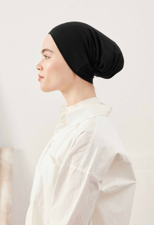 black underhijab cap