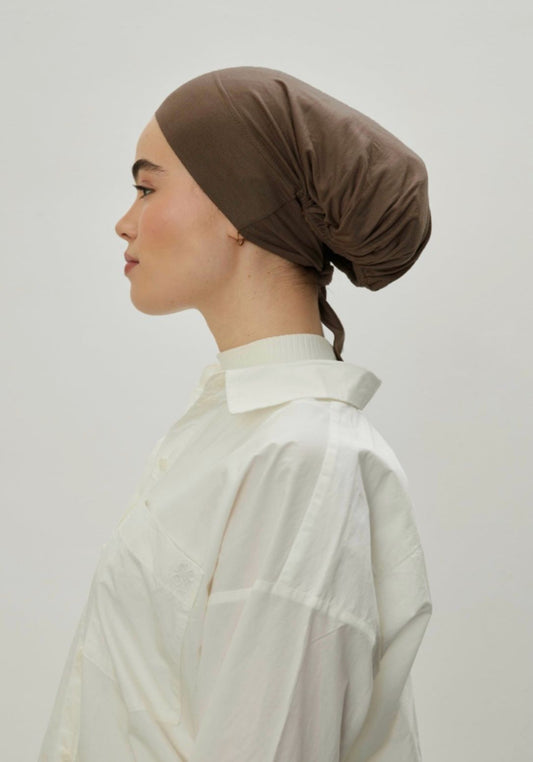nude underhijab cap with tie