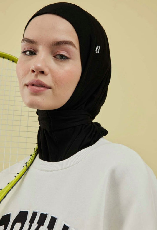 black comfort hijab