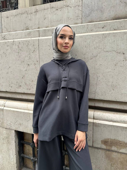 Dark grey casual set