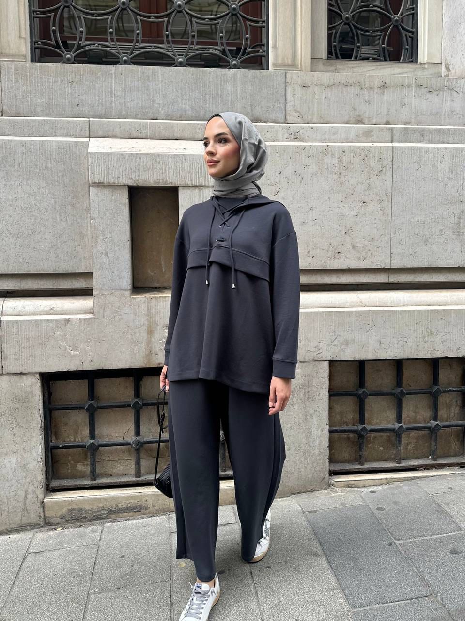 Dark grey casual set