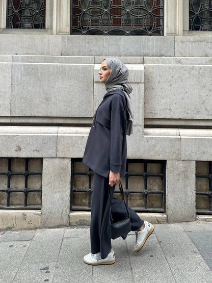 Dark grey casual set