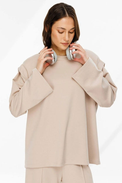 Casual light beige set