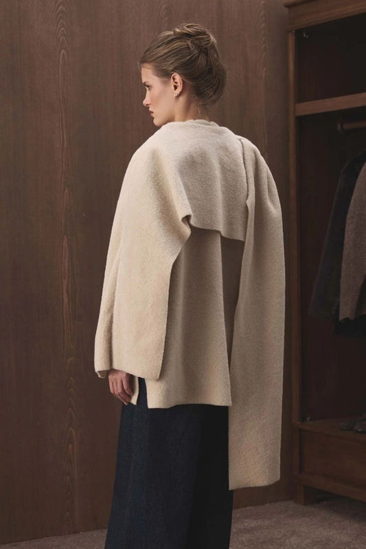 Beige wool jacket