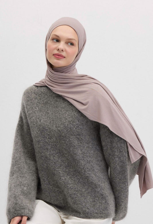 rose pink jersey hijab