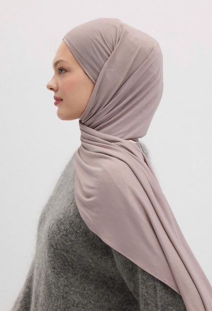 rose pink jersey hijab