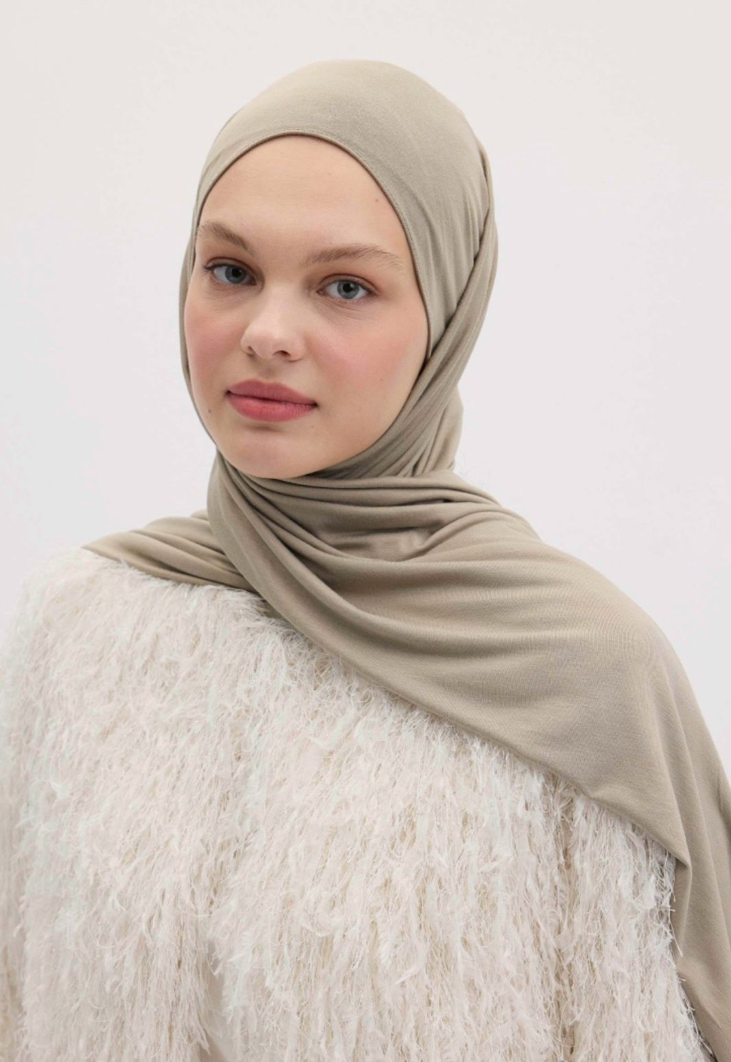 hot gray jersey hijab