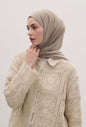 natural beige jersey hijab