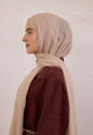 powder soft linen hijab