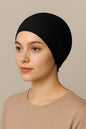 classic black under hijab cap