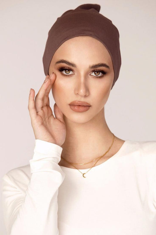 classic nude under hijab cap