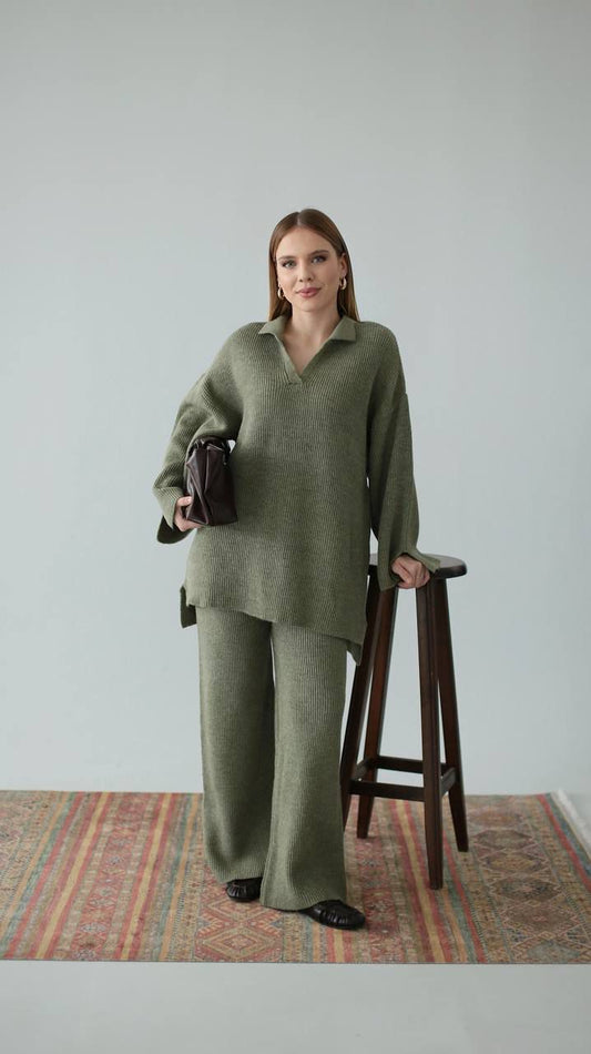 wool green set