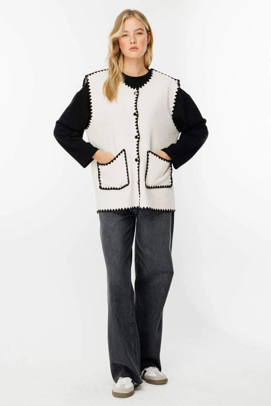 Offwhite vest