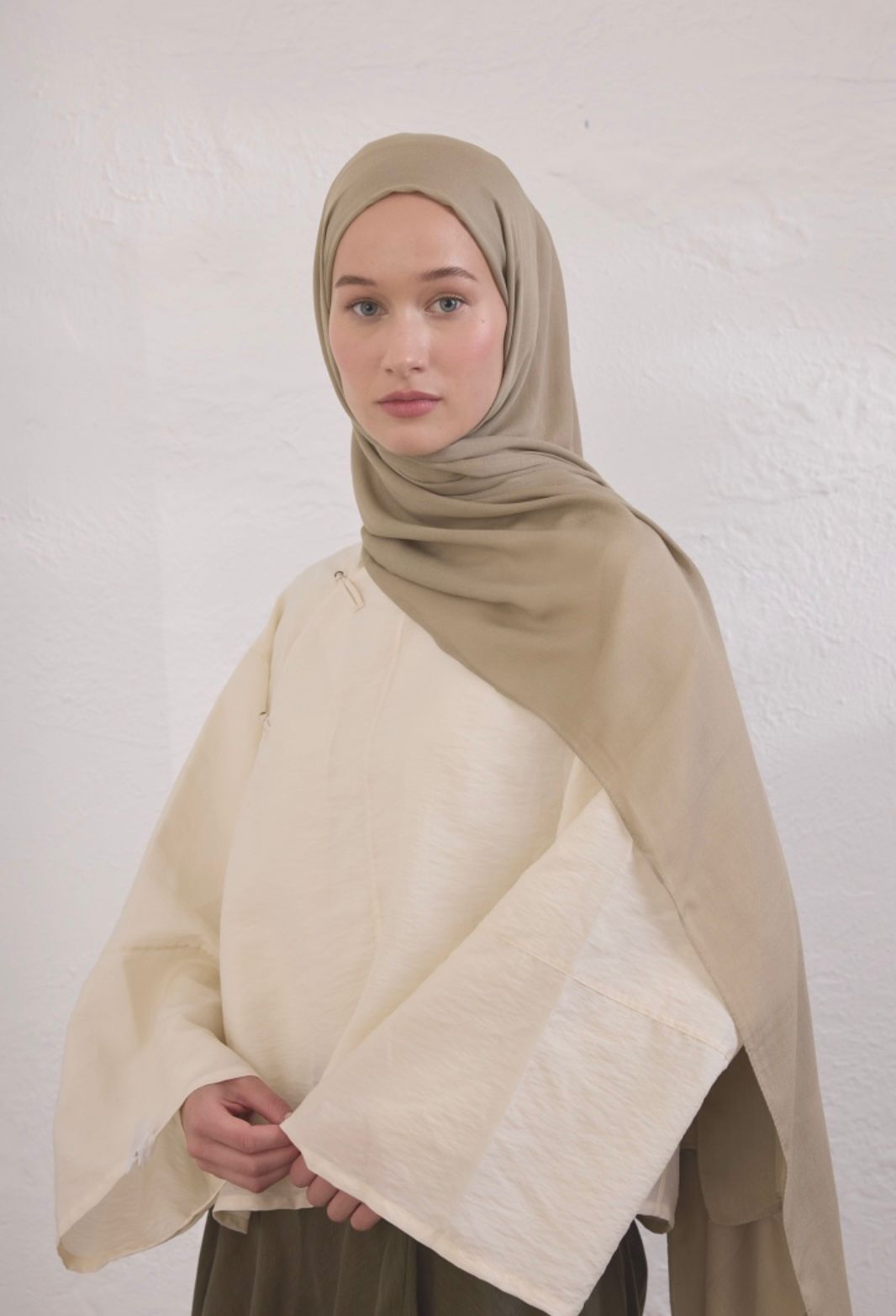 mink soft linen hijab