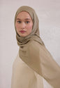 mink soft linen hijab